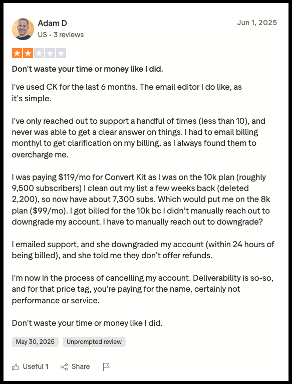 Kit trustpilot review